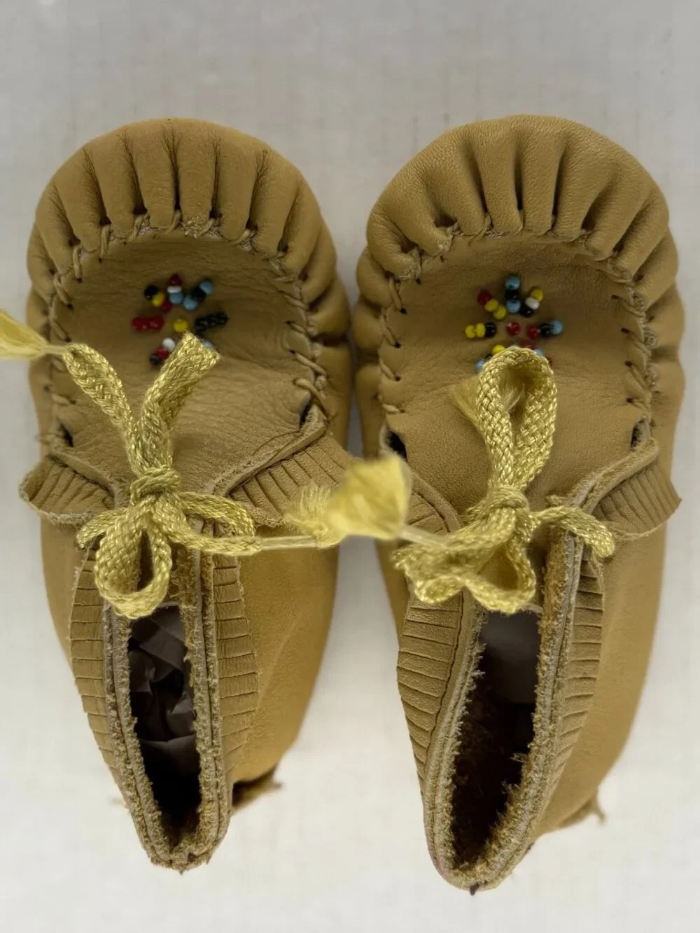 VINTAGE MINNETONKS PA-POO-SHU BABY MOCCASINS